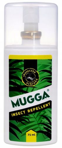 Mugga Spray 9,5% DEET 75 ml na Komary Kleszcze Moskity Preparat dla Dzieci na Arena.pl