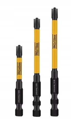 Super Bity Zestaw BITÓW Dla Elektryka Długie Udarowe Komplet FPH 3szt na Arena.pl