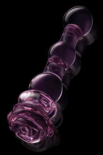 GLAZE GLASS ROSEBUD BEADED DILDO na Arena.pl