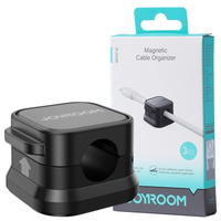 organizer do kabli joyroom jr-zs368 magnetyczny - czarny (3 szt.)
