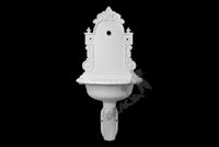 ZLEW OGRODOWY ŻELIWNY DUŻY BIAŁY DO OGRODU FONTANNA RETRO PIĘKNY