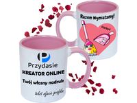 Kubek z twoim własnym dowolnym nadrukiem foto zdjęciem logo na prezent