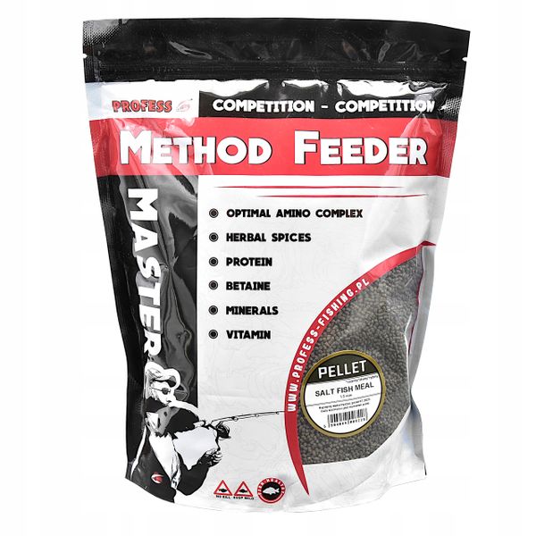 PELLET ZANĘTOWY 1,5mm METHOD FEEDER SALT FISH MEAL zdjęcie 4