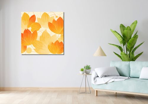 Obraz 90x90cm Jesienna Wizualizacja na Arena.pl