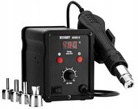 858D-II STACJA LUTOWNICZA LUTOWNICA HOT AIR 4 DYSZE KALIBRACJA TEMPERATURY