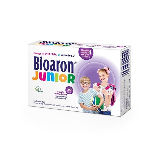 Bioaron Junior 30 kapsułek do żucia (3A-14/6) zdjęcie 1