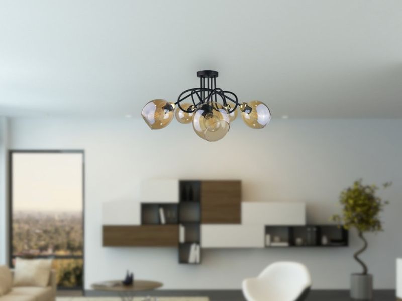 Lampa sufitowa 5xE27 VENUS GOLD zdjęcie 2