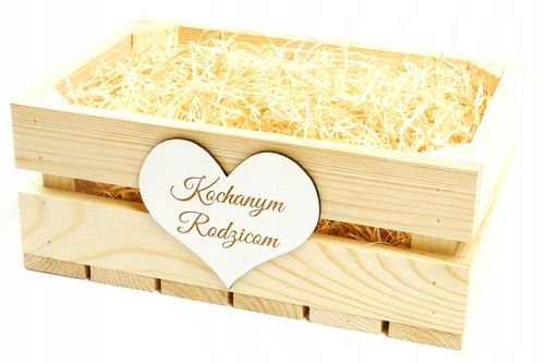 PODZIĘKOWANIE DLA RODZICÓW SKRZYNKA ŚLUB SERCE W1 na Arena.pl