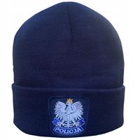 Czapka zimowa POLICJA granatowa