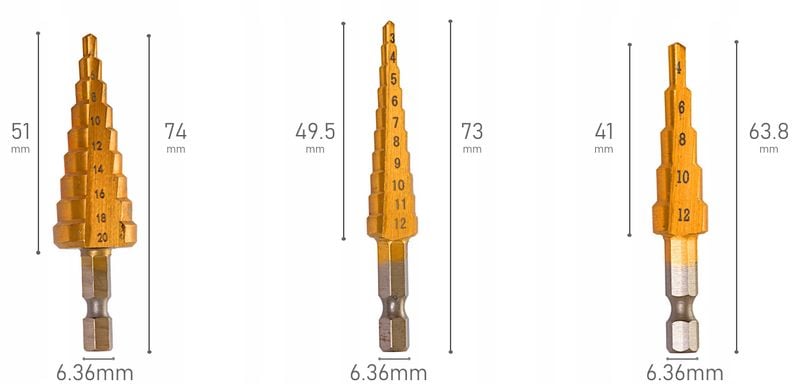 WIERTLA STOZKOWE - ZESTAW zdjęcie 14