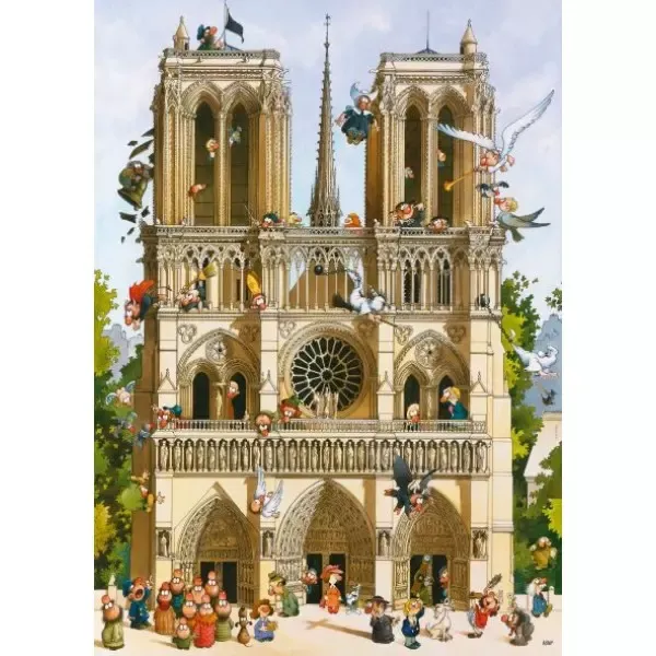 Puzzle Heye 1000 elementów. Viva Notre Dame zdjęcie 2
