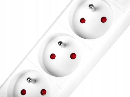 PRZEDŁUŻACZ LISTWA ZASILAJĄCA 3 GNIAZDA 3M 2X USB GRUBY KABEL na Arena.pl