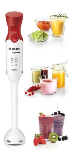 Blender Bosch Ergomix MSM64010 Biały/Czerwony na Arena.pl