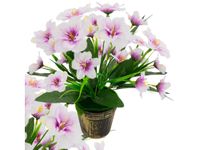 Kwiaty rośliny sztuczne w doniczce jak żywe 30cm kwiat ozdoba dekoracja