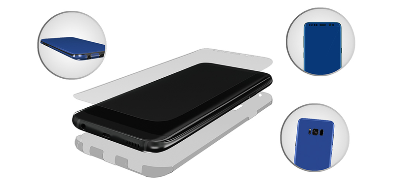 Folia 3Mk Arc 3D Do Samsung Note 8 Cały Ekran+Tył zdjęcie 4