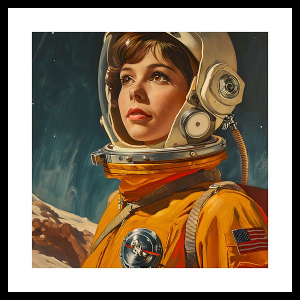 Plakat 30x30cm Pionierka Kosmosu zdjęcie 3