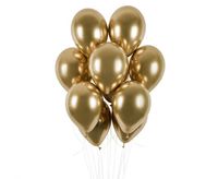 balony shiny 13 cali - złote 50szt. | gb120/88
