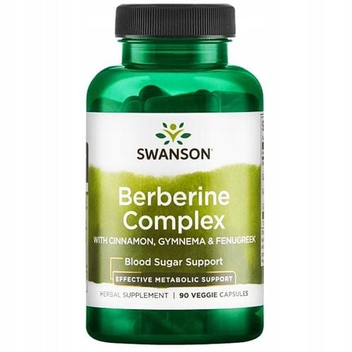 SWANSON BERBERYNA compx CYNAMON gymnema KOZIERADKA 90 kapsułek wege CUKIER na Arena.pl