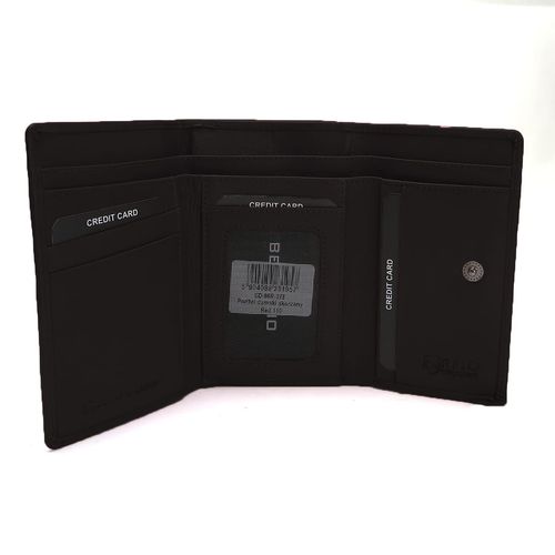 mały damski portfel matte - czarny na Arena.pl