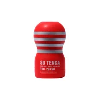 tenga sd original vacuum cup regular - kompaktowa maszyna intymna, czerwona