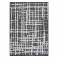 RUG/LU/VINEA/LINES/BLACK+CREAM/80x150