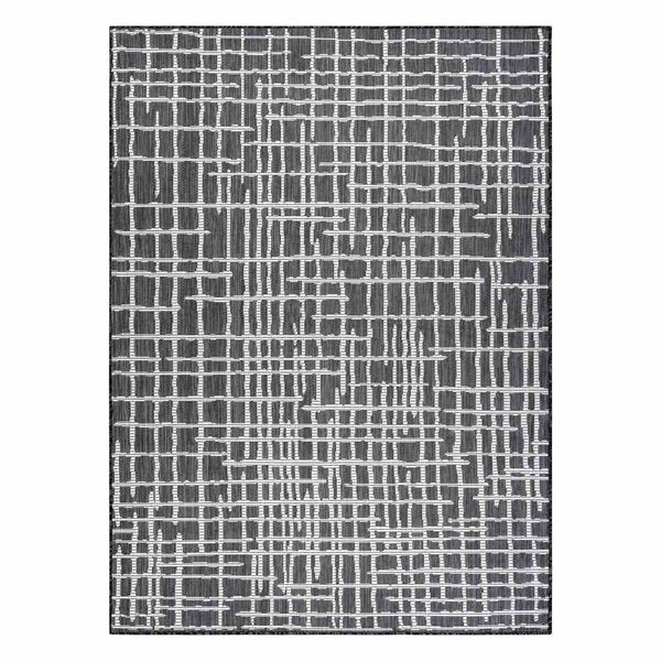 RUG/LU/VINEA/LINES/BLACK+CREAM/80x150 zdjęcie 1