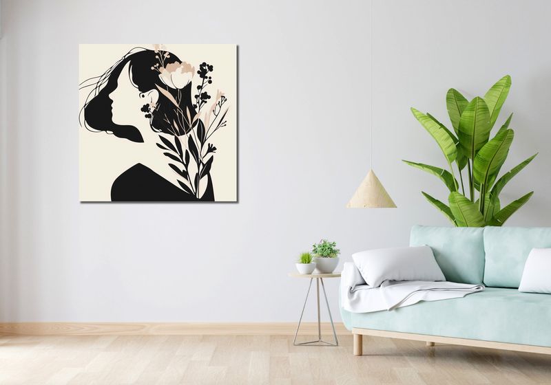 Obraz 90x90cm Szept w Głębi zdjęcie 2