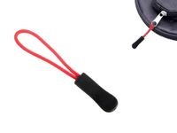 Zawieszka do zamka błyskawicznego CZERWONO CZARNA