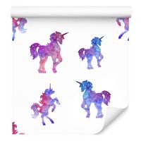 Tapeta dla dziewczynki jednorożce gwiazdy kosmos