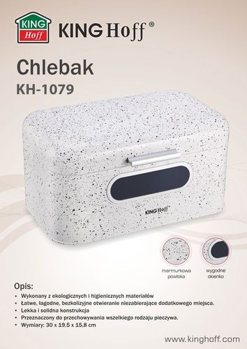 CHLEBAK STALOWY MARMUREK KiNGHOFF KH-1079 na Arena.pl