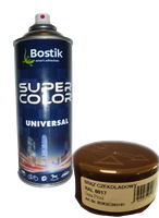 FARBA W SPRAYU LAKIER UNIWERSALNY RAL 8017 BRĄZ CZEKOLADOWY 400ML