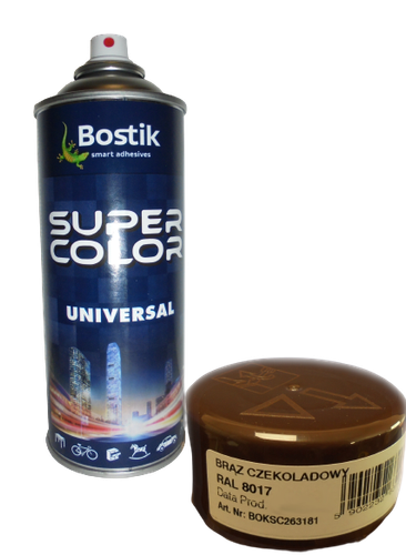 FARBA W SPRAYU LAKIER UNIWERSALNY RAL 8017 BRĄZ CZEKOLADOWY 400ML na Arena.pl