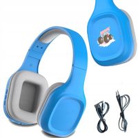 Słuchawki Bezprzewodowe DLA DZIECI Nauszne Bluetooth Rozmowy Manta HDP802BL