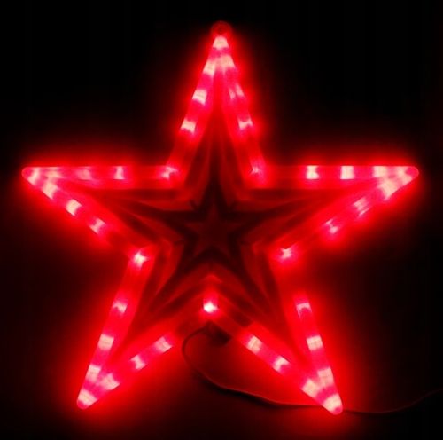 OZDOBA ŚWIĄTECZNA LED GWIAZDA MULTIKOLOR ! na Arena.pl