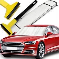 MATA ALUMINIOWA OSŁONA NA SZYBE AUTA 70X200CM SKROBACZKA MURSKA 580L DŁUGA