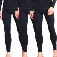 3x KALESONY męskie Termoaktywne Bawełniane BAWEŁNA CIEPŁE GRUBE L/XL
