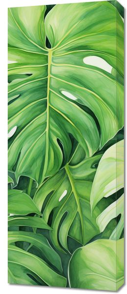 Obraz 40x100cm Tajemnice Liści zdjęcie 1