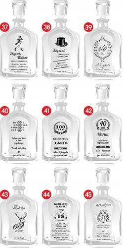 Prezent URODZINY Dla Taty Mamy Brata Dziadka Babci Karafka na Arena.pl