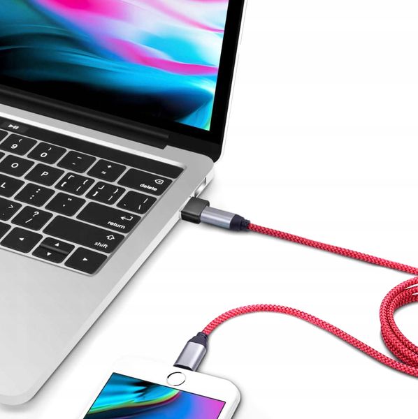 Adapter z TYP C TYPE-C USBC na USB USB-A OTG czarn zdjęcie 7