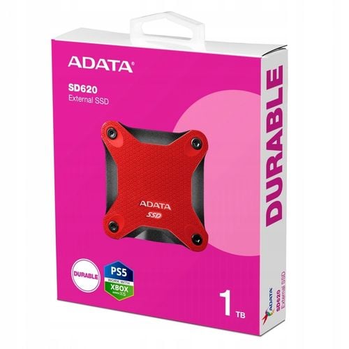 ADATA SSD External SD620 1TB U3.2A Gen2 520/460 MB/s Czerwony na Arena.pl