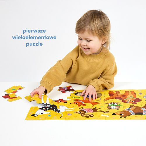 Puzzle 40 elementów Hau - Pieski na Arena.pl