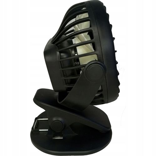 MINI WENTYLATOR NA KLIPS STOŁOWY CICHY USB REGULACJA 360° Z AKUMULATOREM na Arena.pl