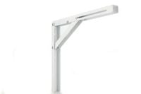 wspornik stalowy składany z blokadą biały 200x160x1.5 - lb wslb200bi