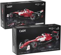 KLOCKI KONSTRUKCYJNE CADA CZERWONY SAMOCHÓD WYŚCIGOWY ALFA ROMEO F1 271 EL