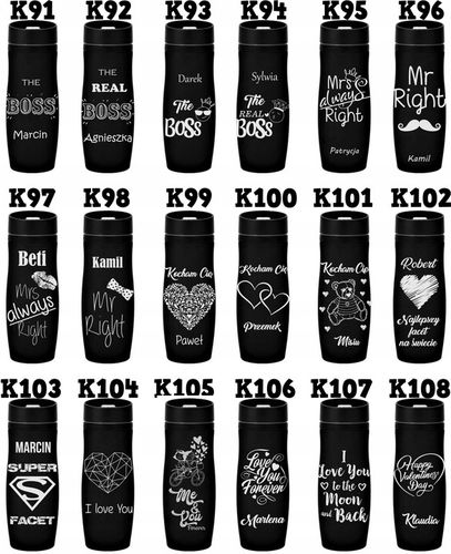 KUBEK TERMICZNY Z Grawerem URODZINY 18-99 PREZENT DLA NAUCZYCIELA na Arena.pl