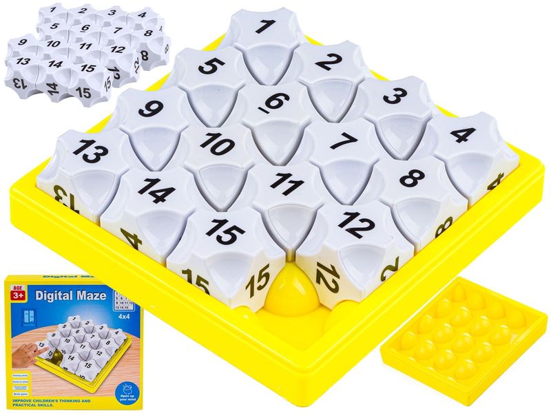 Gra Logiczna Edukacyjna Układanka Liczbowa DIGITAL MAZE zdjęcie 1