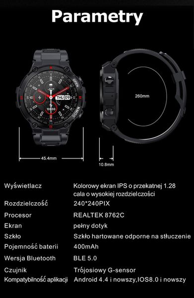 SMARTWATCH MĘSKI GRAVITY GT7-6 - WYKONYWANIE POŁĄCZEŃ (sg016f) zdjęcie 5