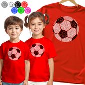 KOSZULKA DZIECIĘCA KROPKI PIŁKA DLA MAŁEGO PIŁKARZA DZIEŃ KROPKI - 110 XS