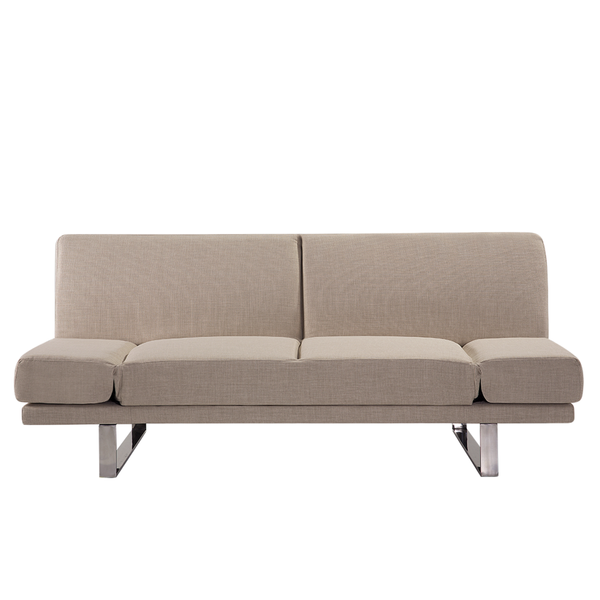 Sofa rozkładana beżowa YORK zdjęcie 1