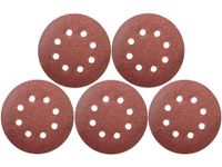 Krążki ścierne 125mm rzep Dedra 5szt (P40)